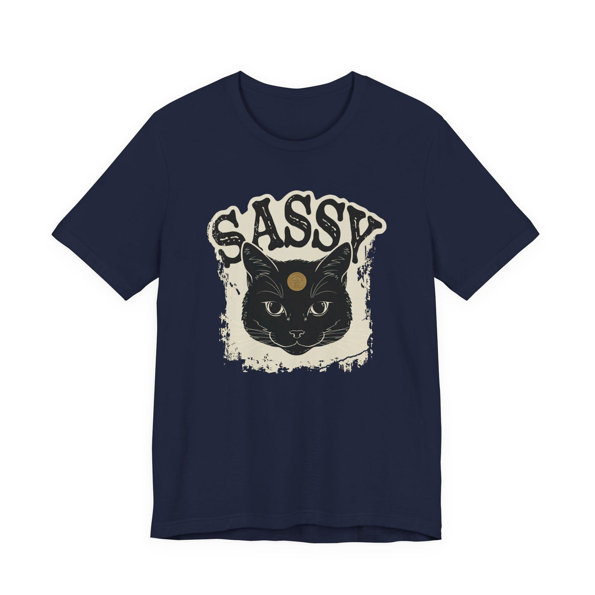 Sassy Black Cat unisex t-shirt, photo 30