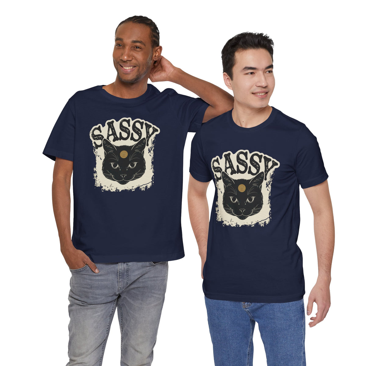 Sassy Black Cat unisex t-shirt, photo 34