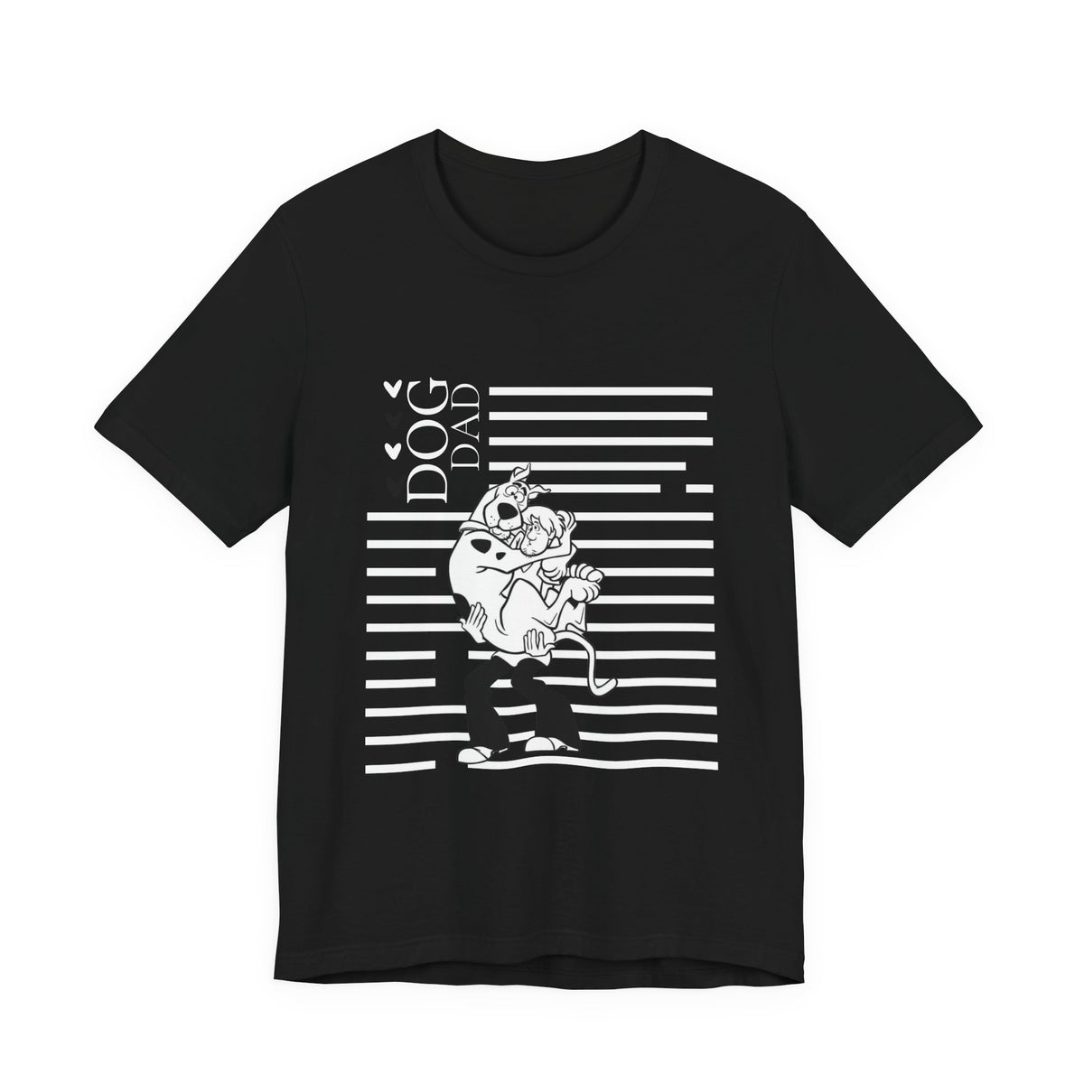 Scooby-Doo Dog Dad T-Shirt in black — SniffWaggleNWalk™