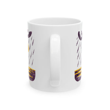 Dachshund ceramic coffee mug, 11oz and 15oz screen print style sausage dog gift - view 4