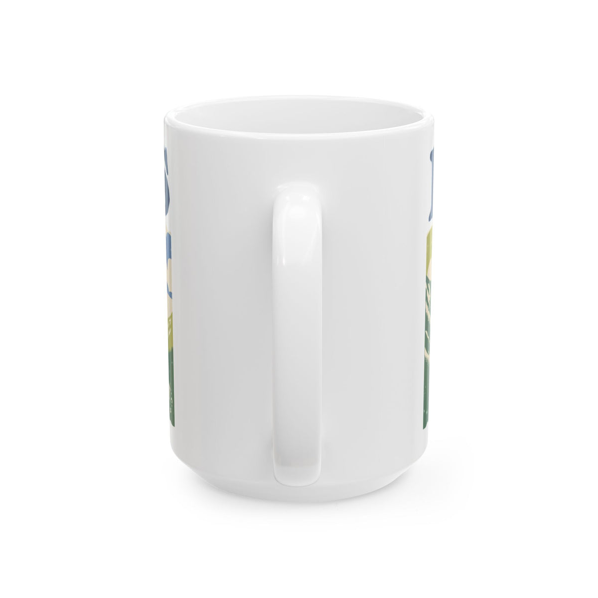 Staffie ceramic coffee mug, 11oz and 15oz screen print staffy gift - view 15