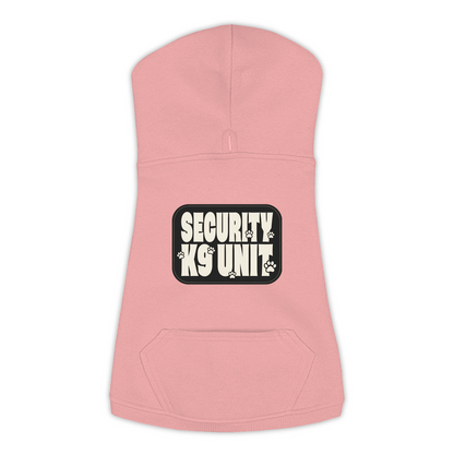 Security K9 Unit Dog Hoodie — Mauvelous, Large Sizes (L-3XL)