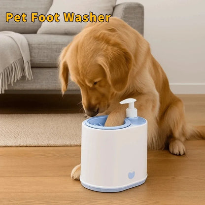 silicone bristles pet paw cleaning cup
