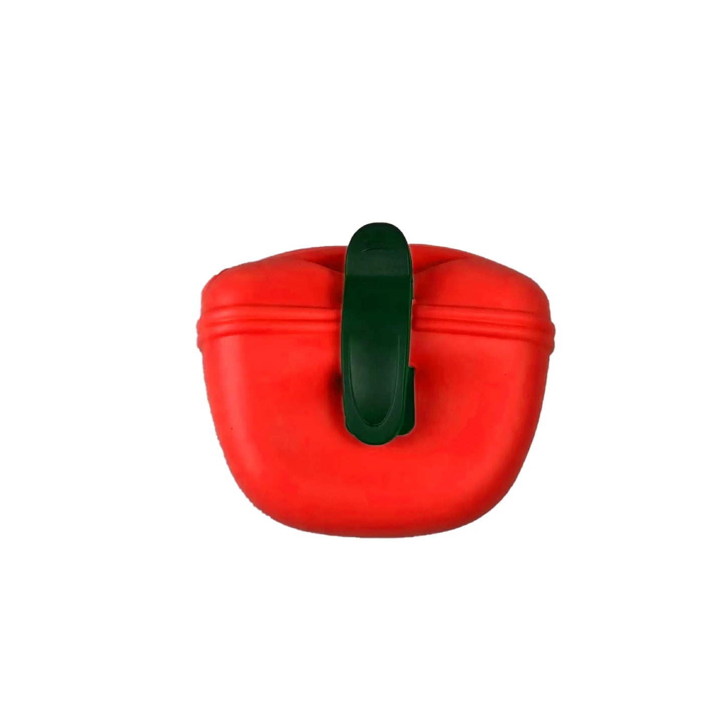 Silicone Dog Treat Holder — clip-on portable treat pot, all colours together — SniffWaggleNWalk
