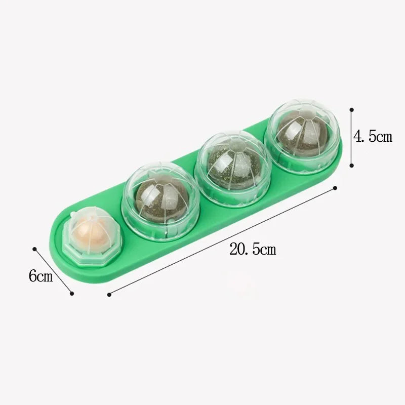 size chart of catnip rotating balls