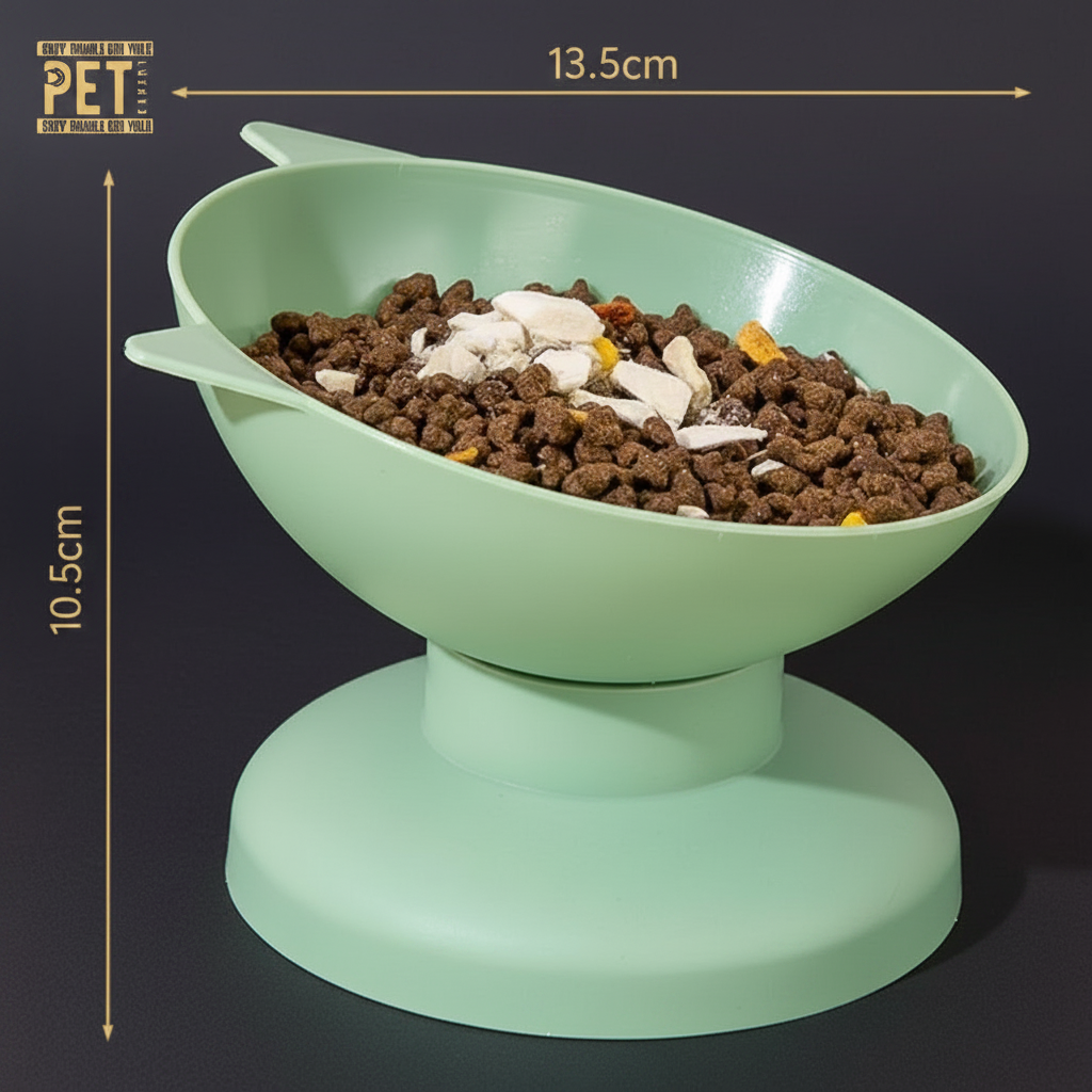 sizing information of cat tilted bowl