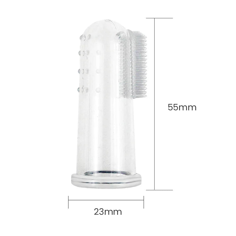 Super Soft Pet Finger Toothbrush. - Sniff Waggle And Walk