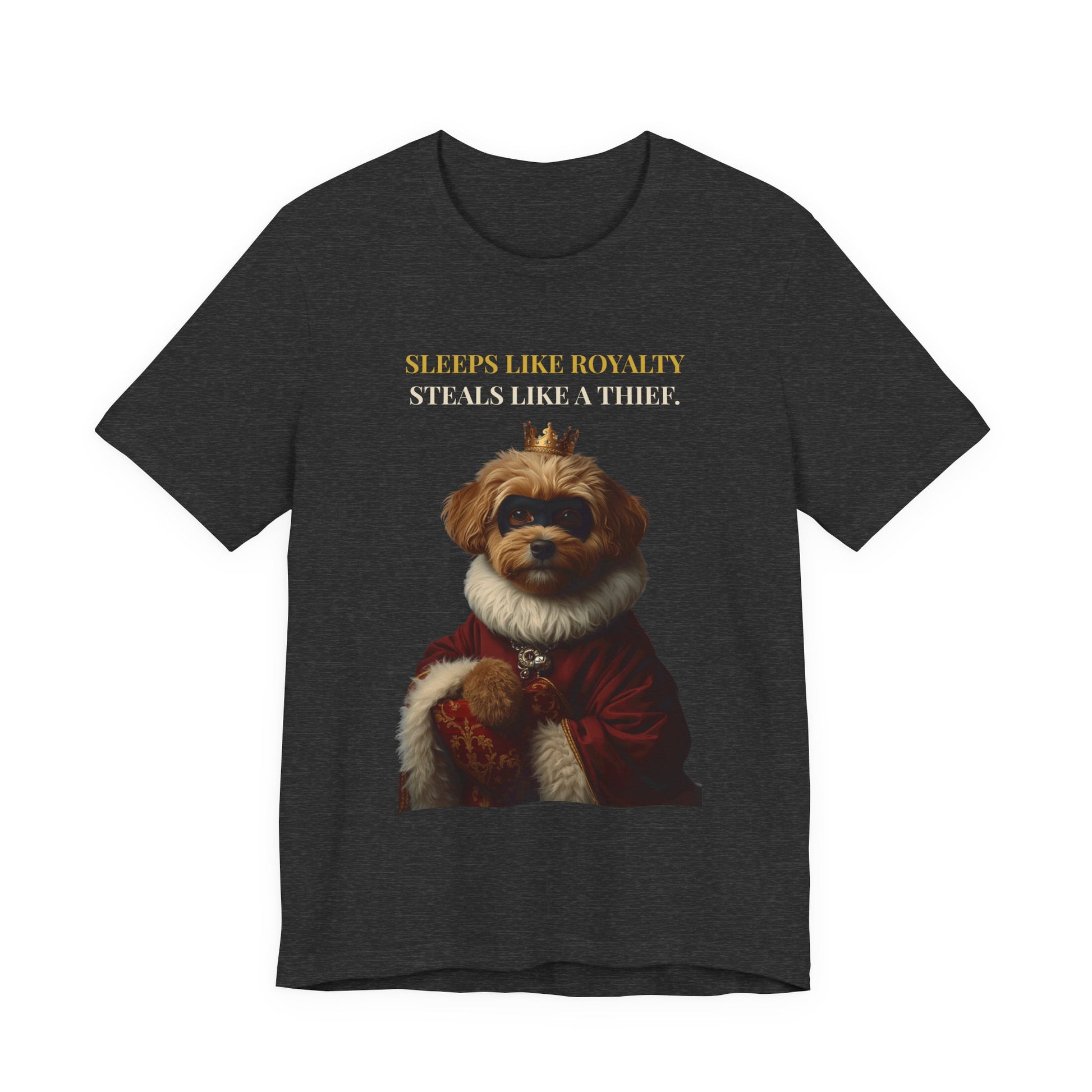 Sleeps Like Royalty Cockapoo T-Shirt — lifestyle photo