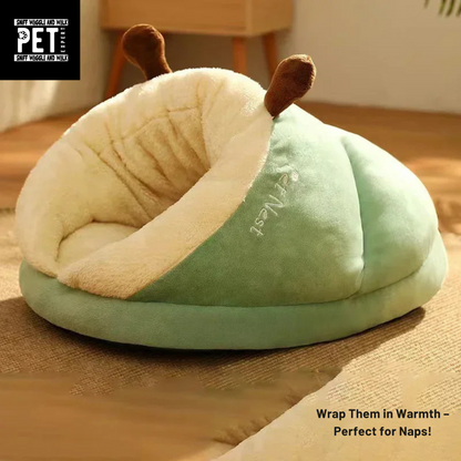 Comfy Slipper-Style Dog Bed – Snuggly & Fun for Your Pet. Sniffwaggleandwalk™