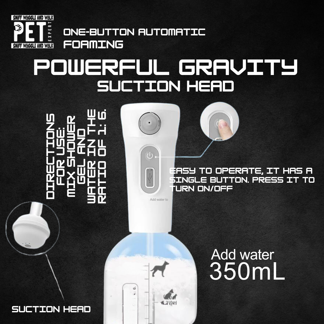 smart dog shampoo despensor