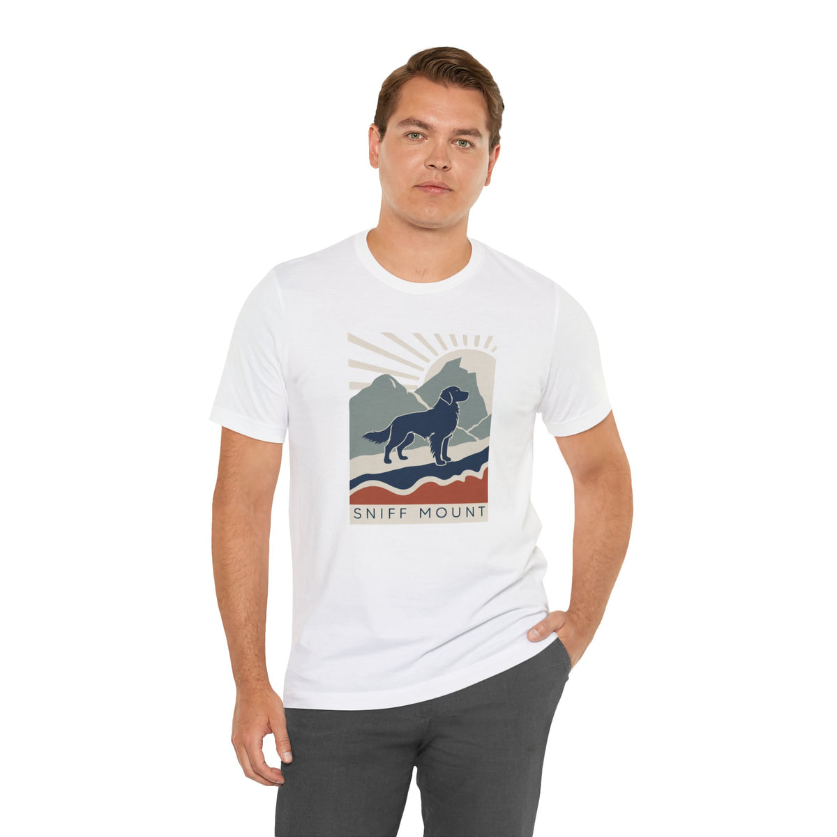 Sniff Mount Golden Retriever unisex t-shirt, photo 11