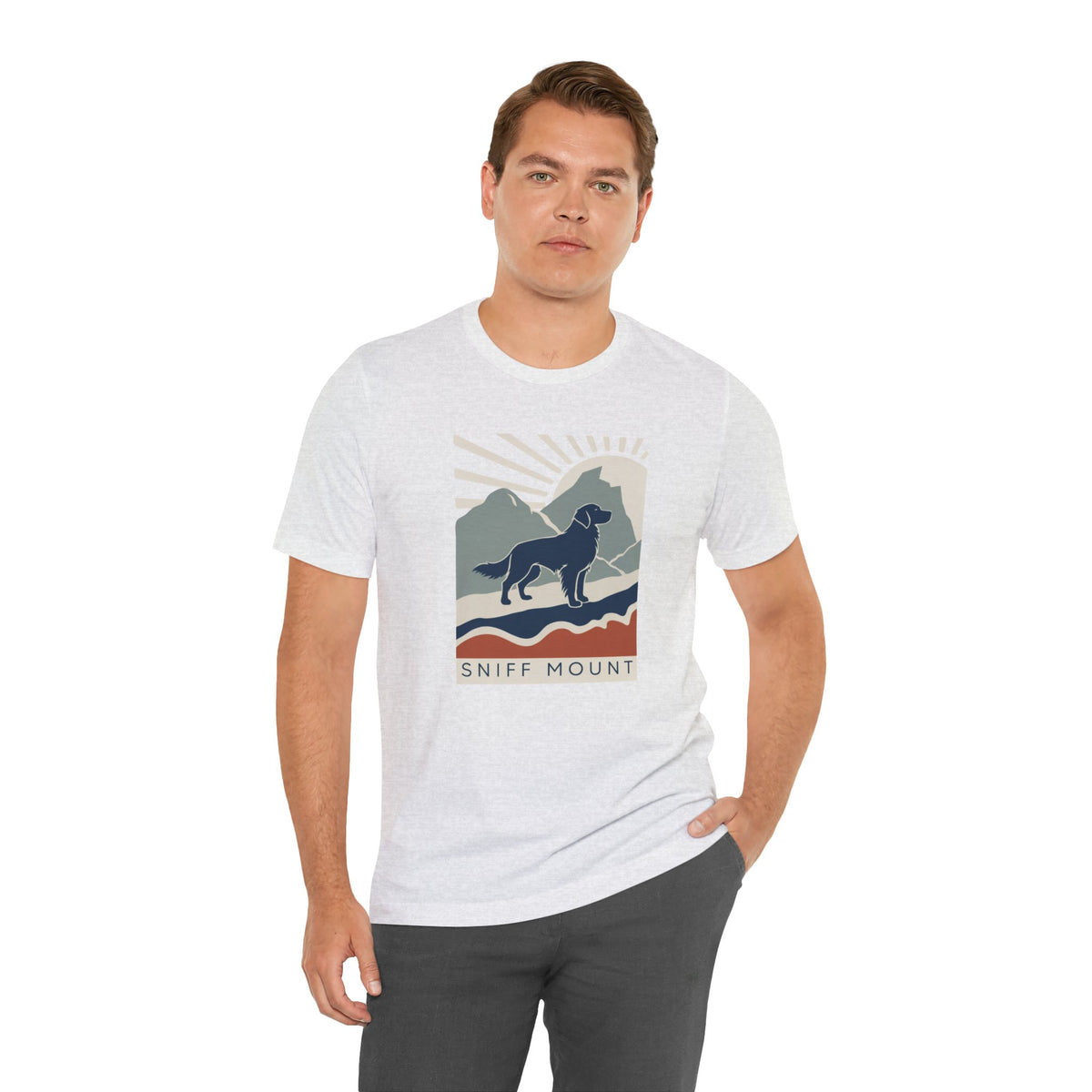Sniff Mount Golden Retriever unisex t-shirt, photo 16