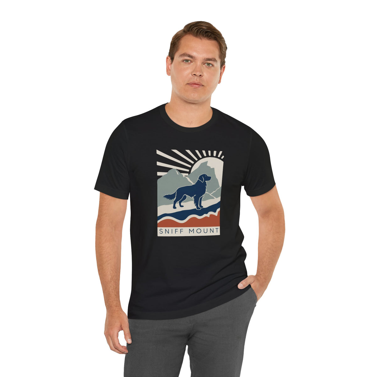 Sniff Mount Golden Retriever unisex t-shirt, photo 21