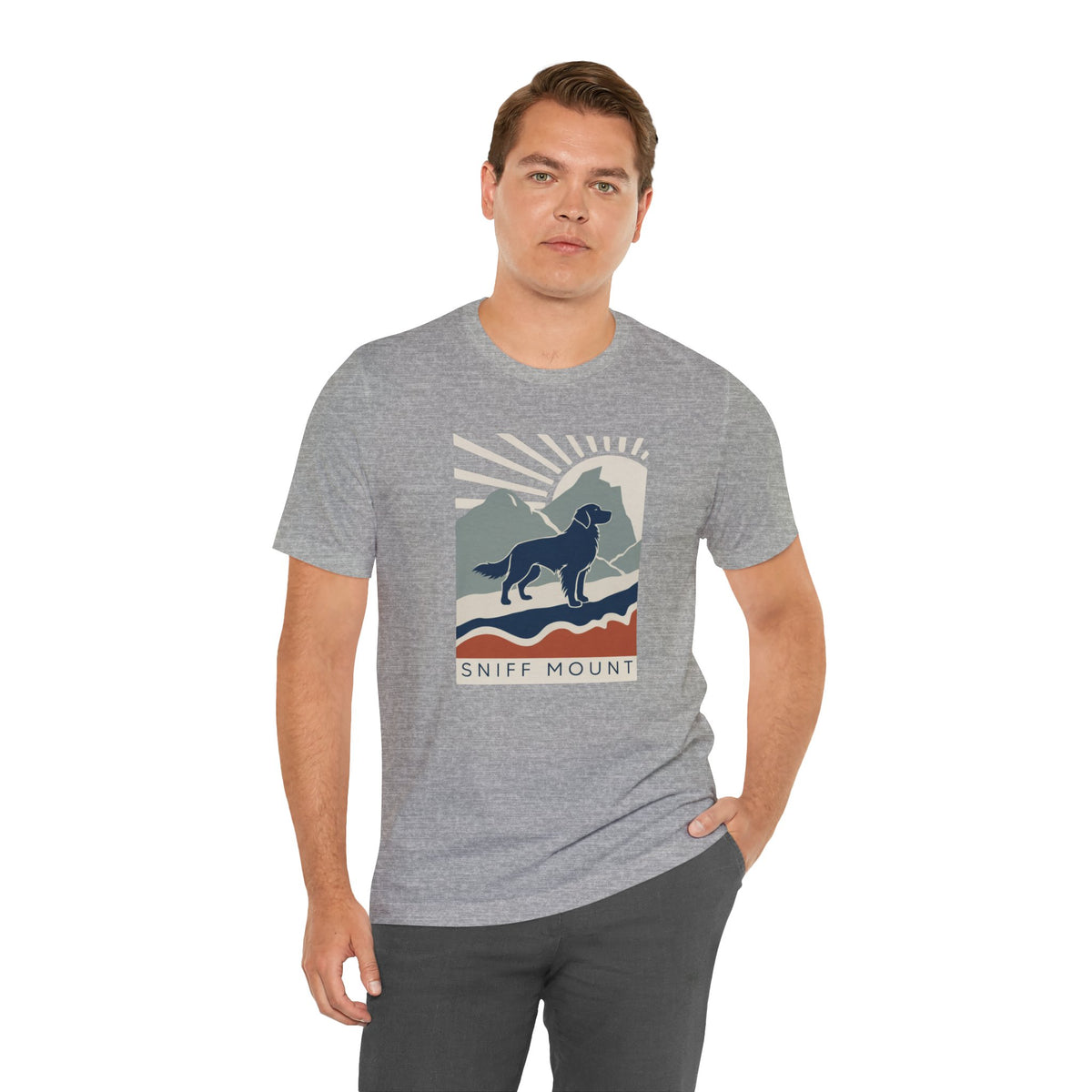 Sniff Mount Golden Retriever unisex t-shirt, photo 26