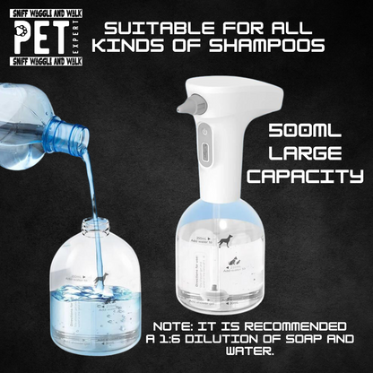 automatic foaming dispensor dog shampoo