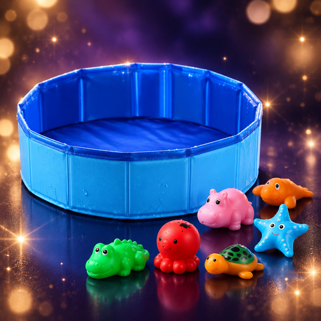 SplashPaw foldable pet paddling pool for cats and small dogs, photo 4