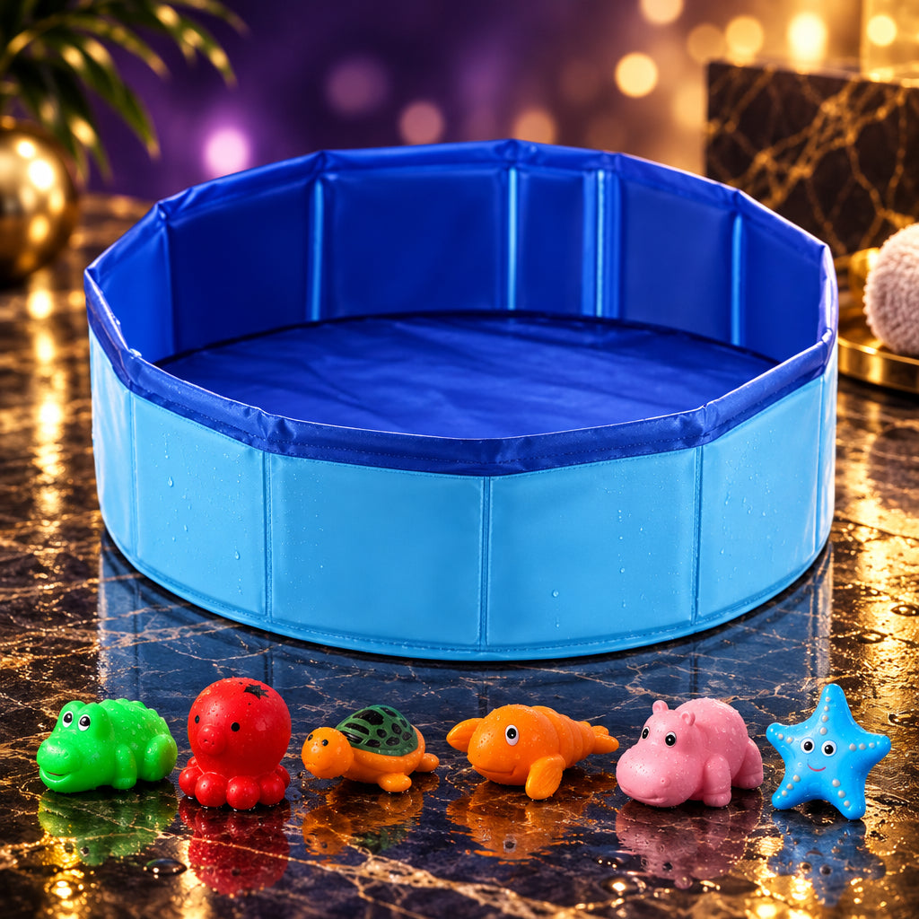 SplashPaw foldable pet paddling pool for cats and small dogs, photo 6