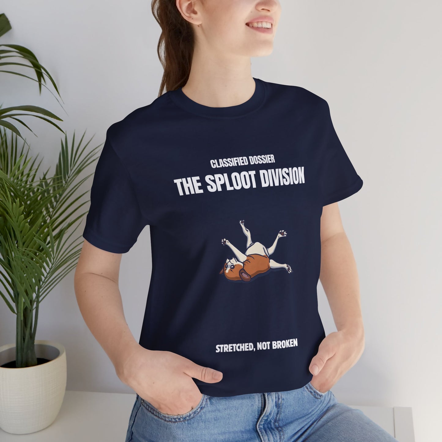 Sploot Division tee, folded flat