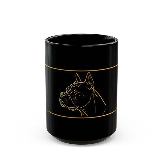 Staffie coffee mug front view