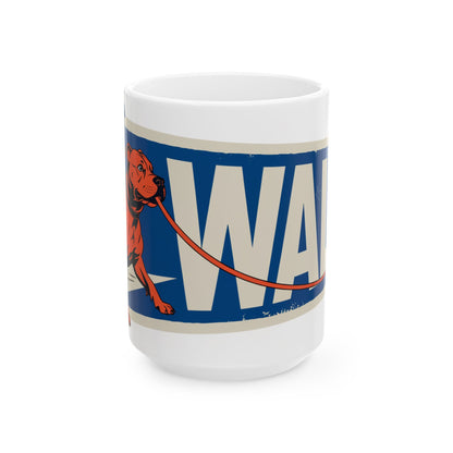 Staffie ceramic coffee mug, 11oz and 15oz Staffordshire Bull Terrier gift - view 2