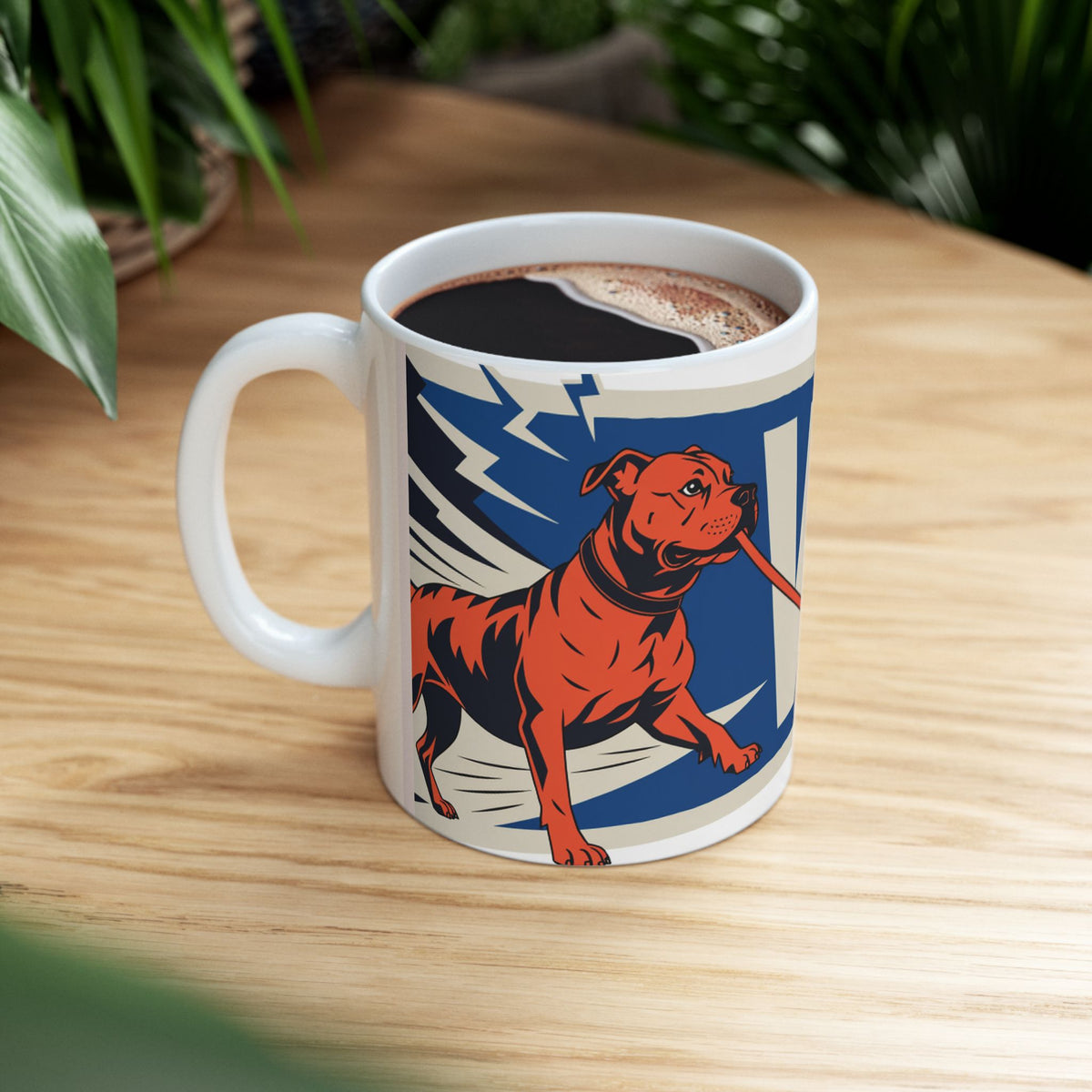 Staffie ceramic coffee mug, 11oz and 15oz Staffordshire Bull Terrier gift - view 9