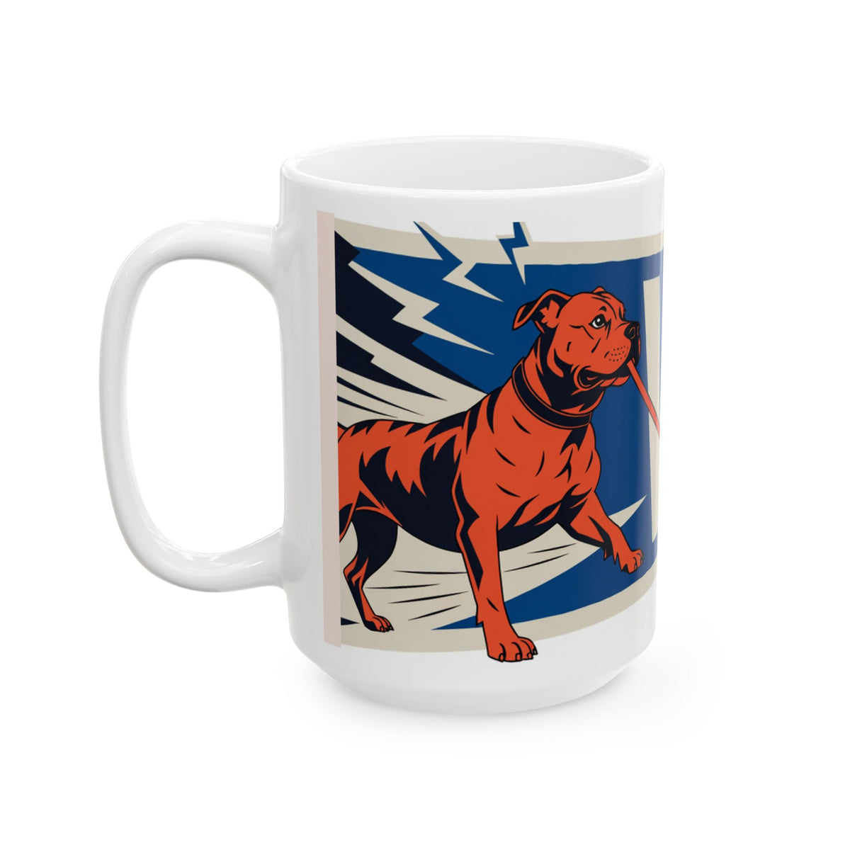 Staffie ceramic coffee mug, 11oz and 15oz Staffordshire Bull Terrier gift - view 14
