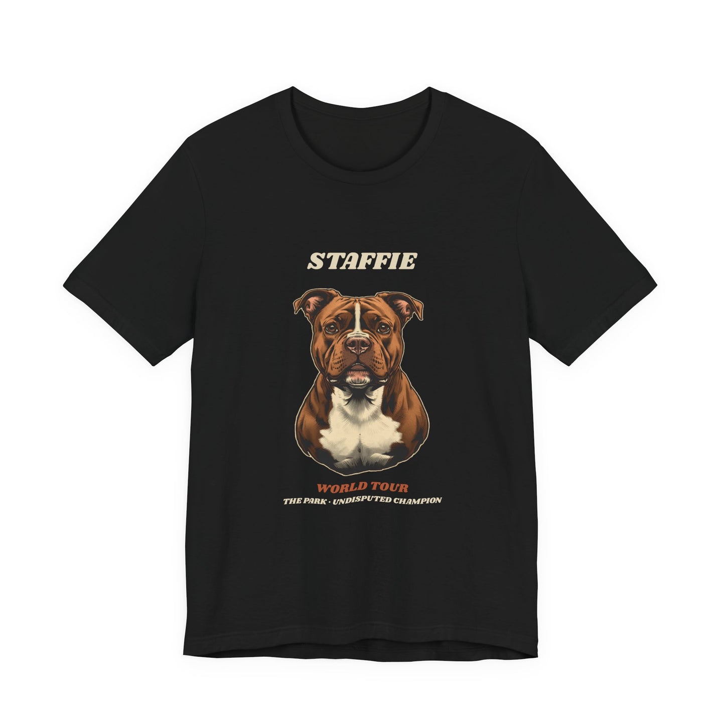 Staffie World Tour vintage band t-shirt lifestyle photo