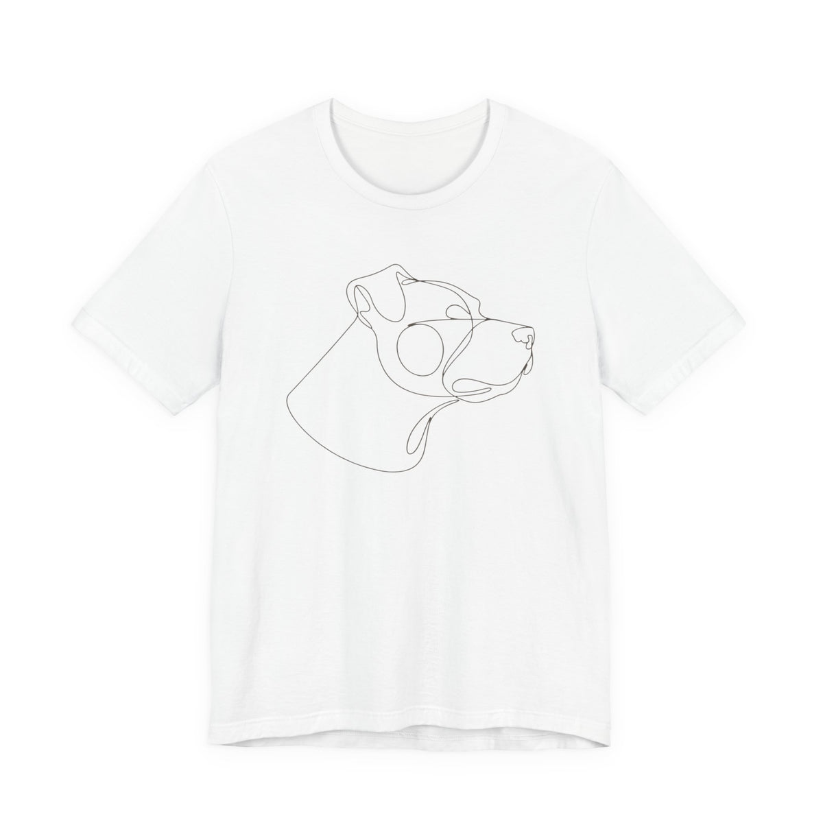 Staffordshire Bull Terrier minimalist unisex t-shirt, photo 5