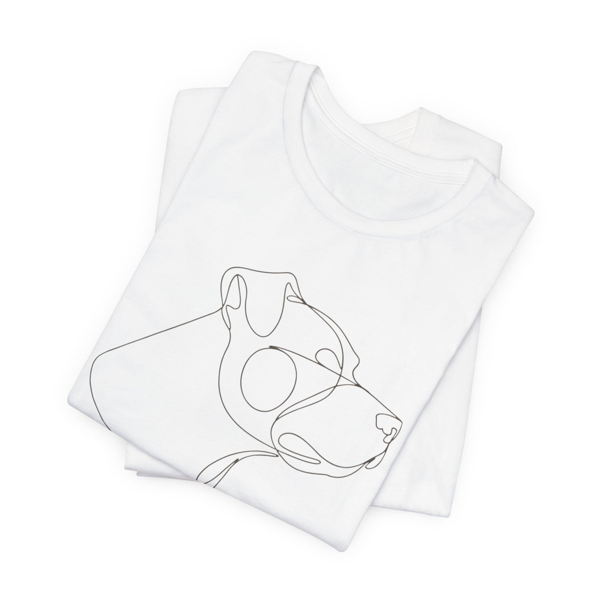 Staffordshire Bull Terrier minimalist unisex t-shirt, photo 7