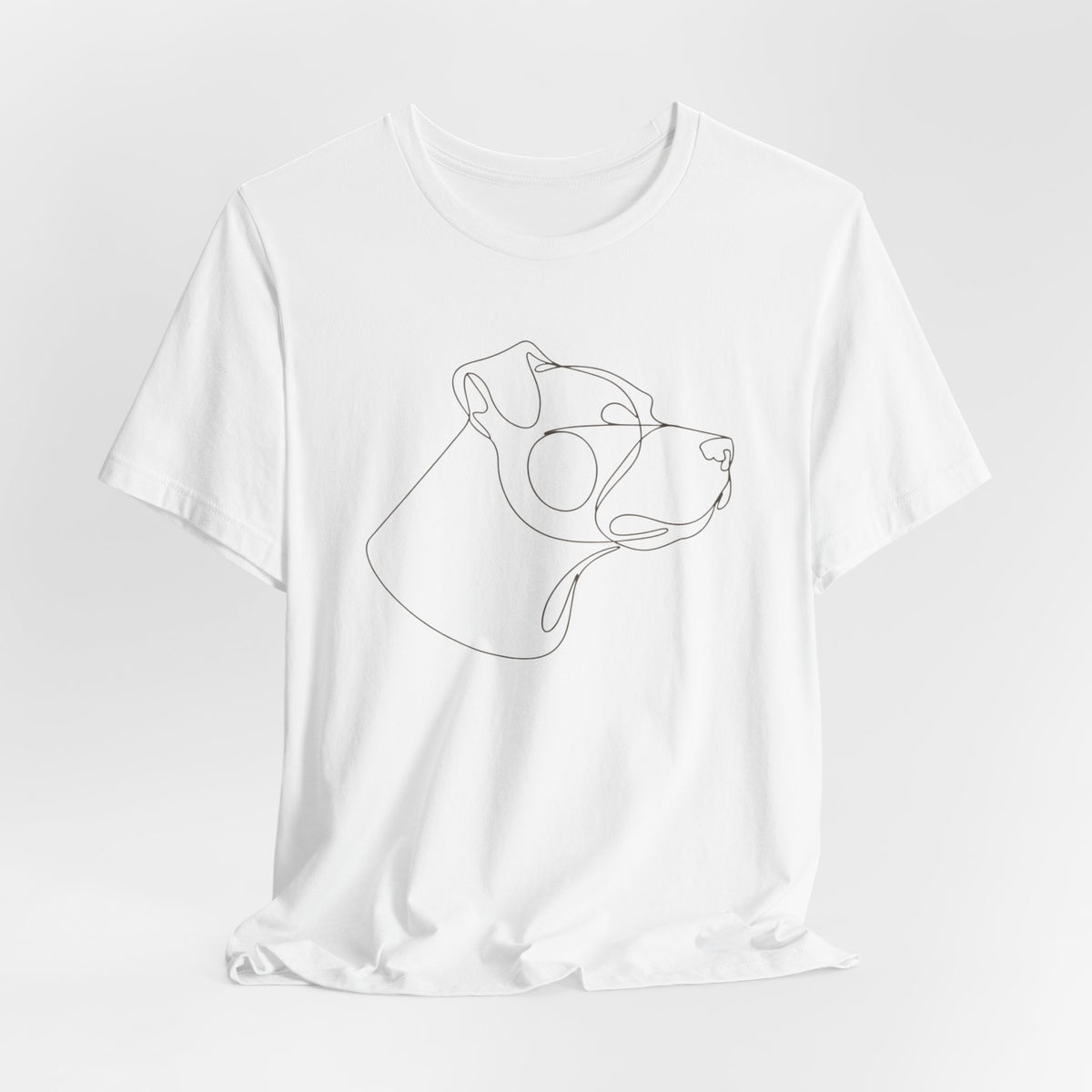 Staffordshire Bull Terrier minimalist unisex t-shirt, photo 8