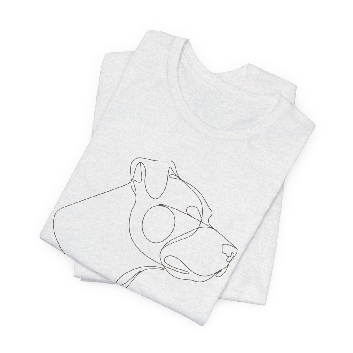 Staffordshire Bull Terrier minimalist unisex t-shirt, photo 11