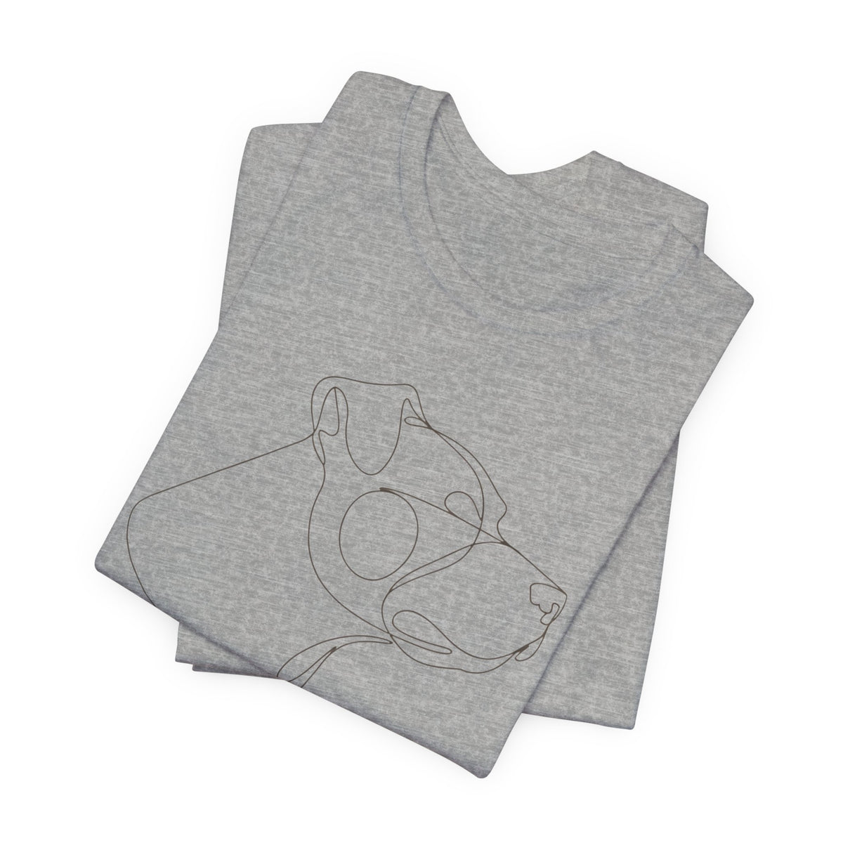 Staffordshire Bull Terrier minimalist unisex t-shirt, photo 21