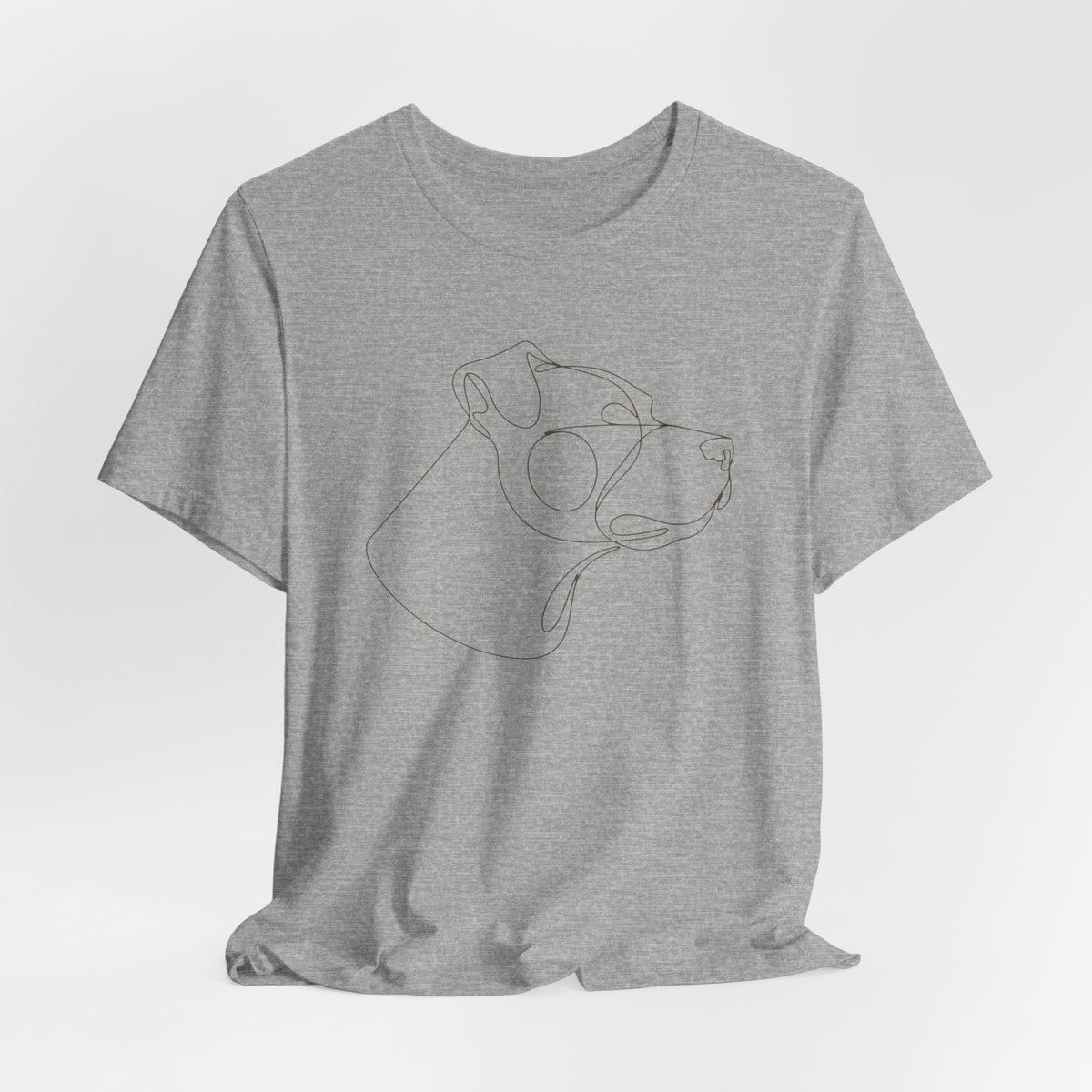 Staffordshire Bull Terrier minimalist unisex t-shirt, photo 22