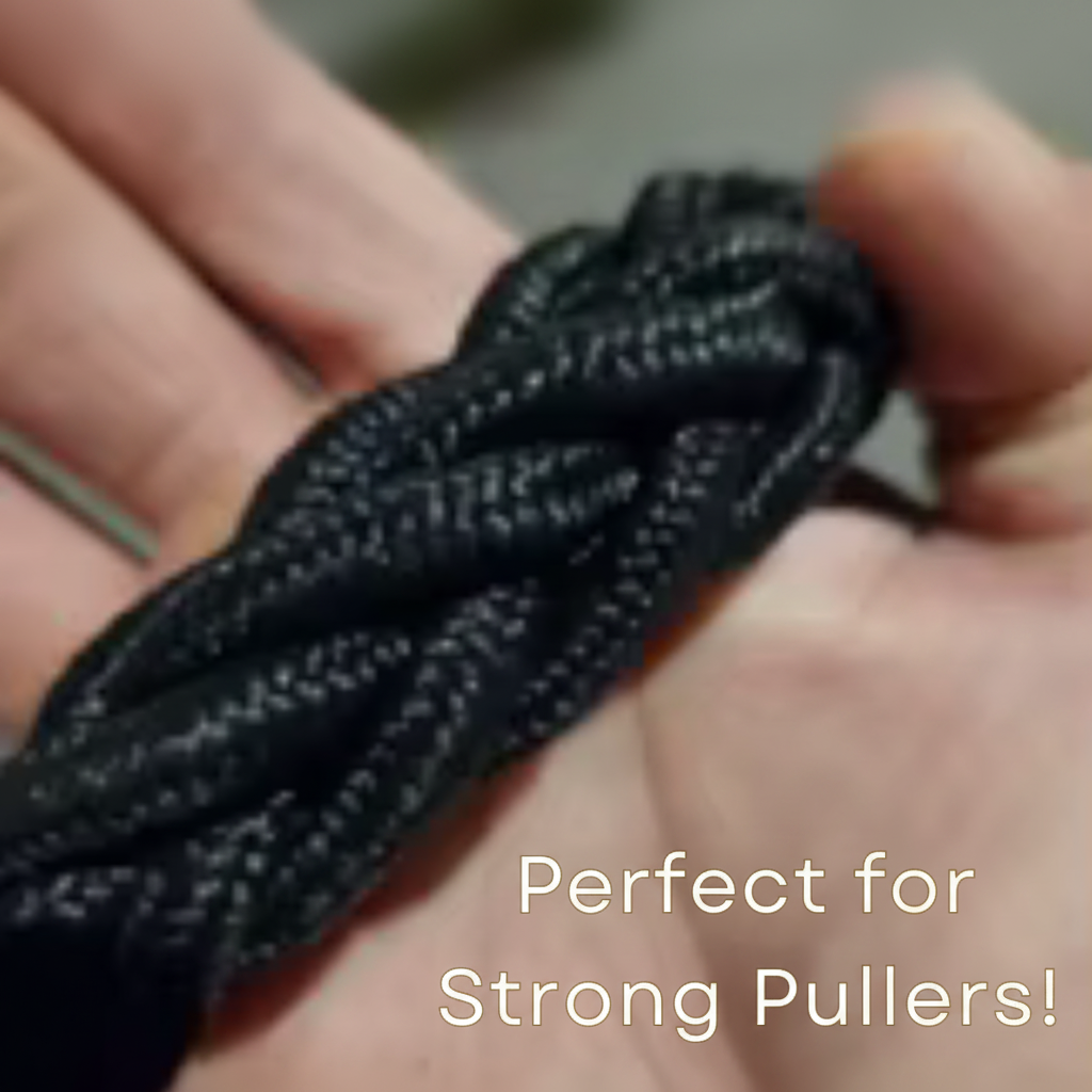 RopeLead braided rope dog lead for strong pullers large breeds