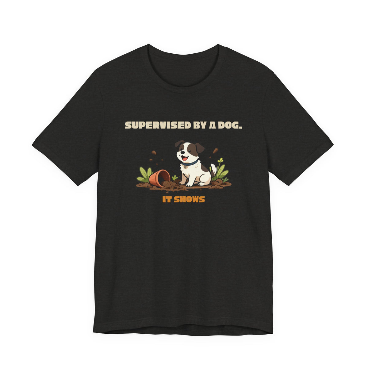 Gardening dog t-shirt gift for dog mum or dog dad