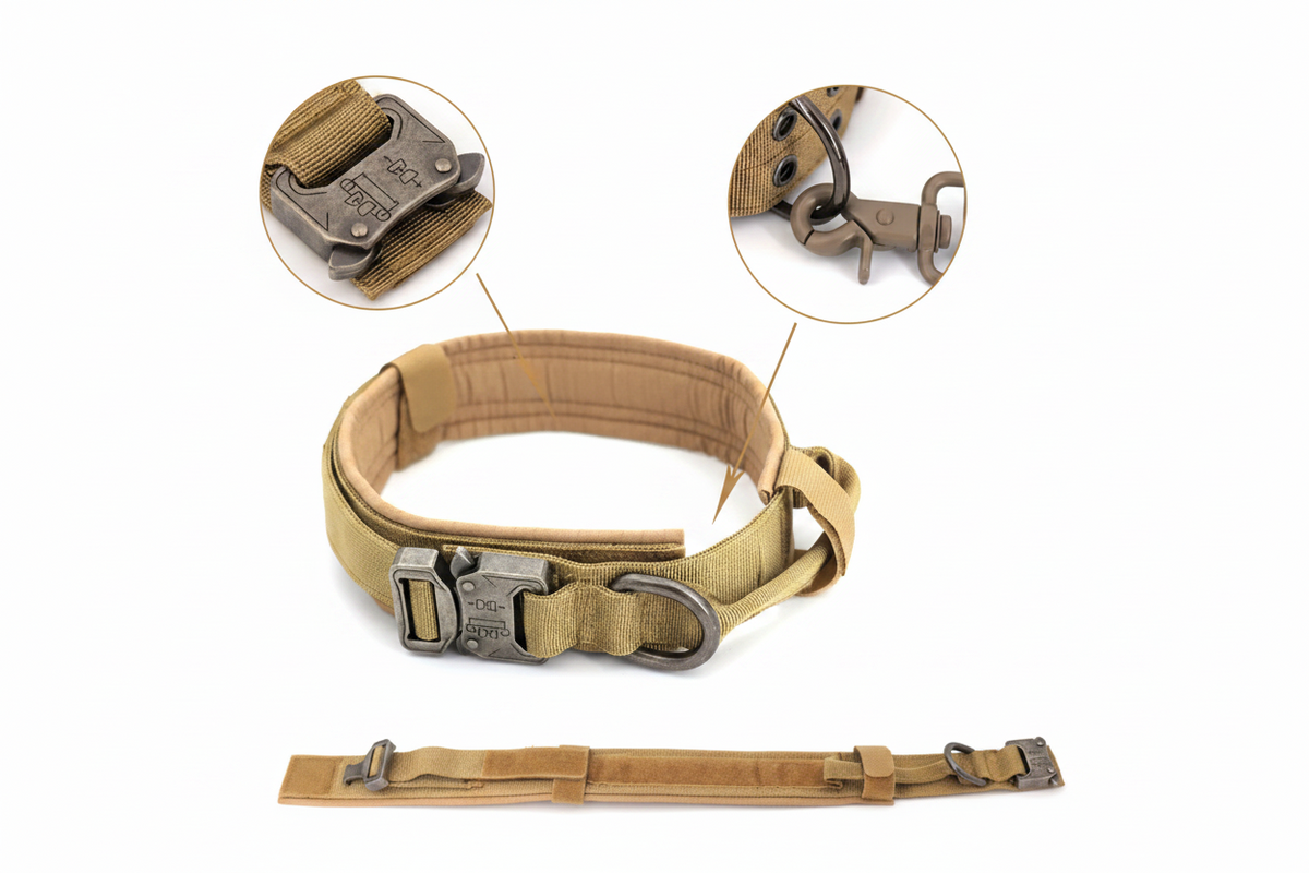 tactical harness leash set collar