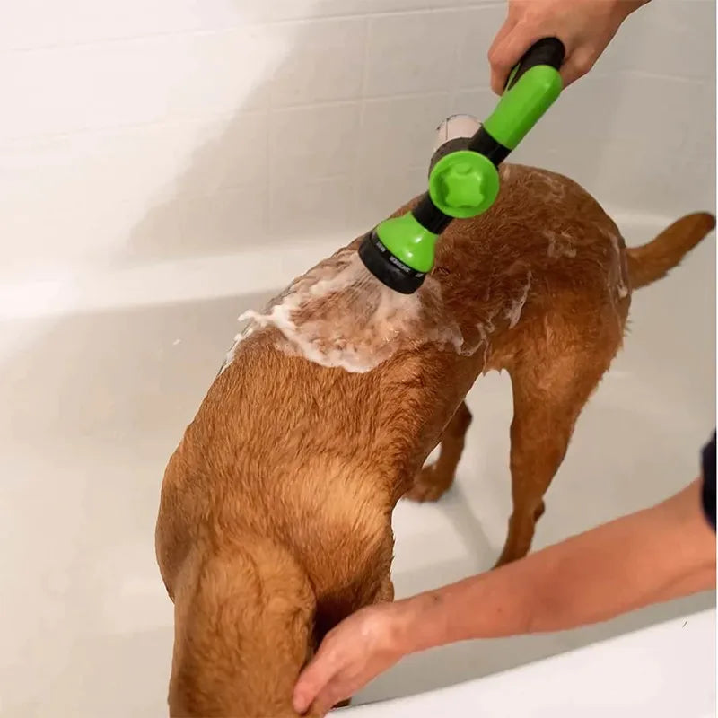 High-pressure Dog Shower. - Sniff Waggle And Walk