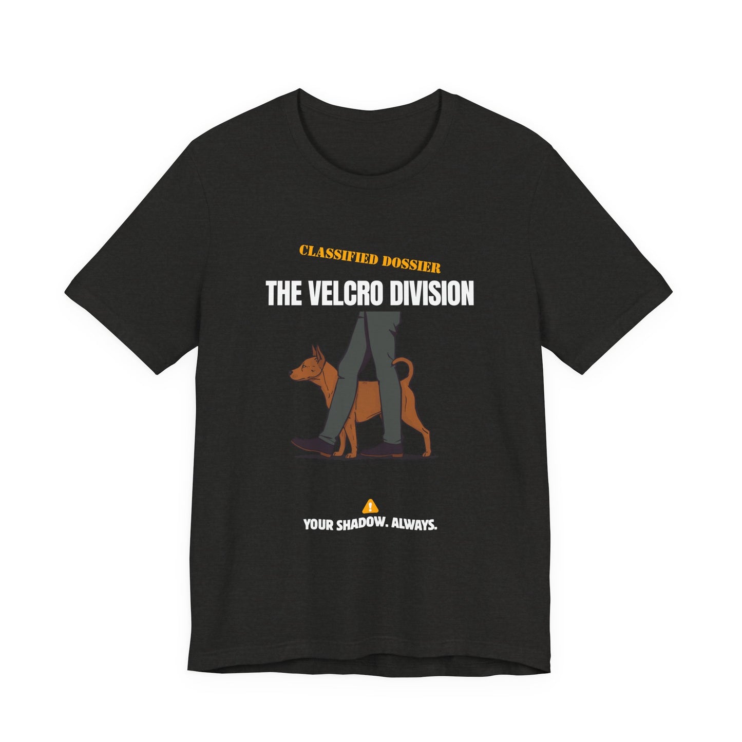 Velcro Division dog t-shirt colour Maroon