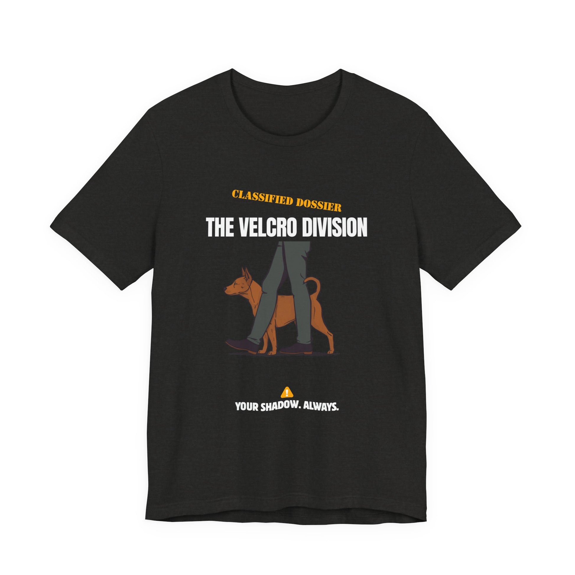 Velcro Division dog t-shirt colour Maroon