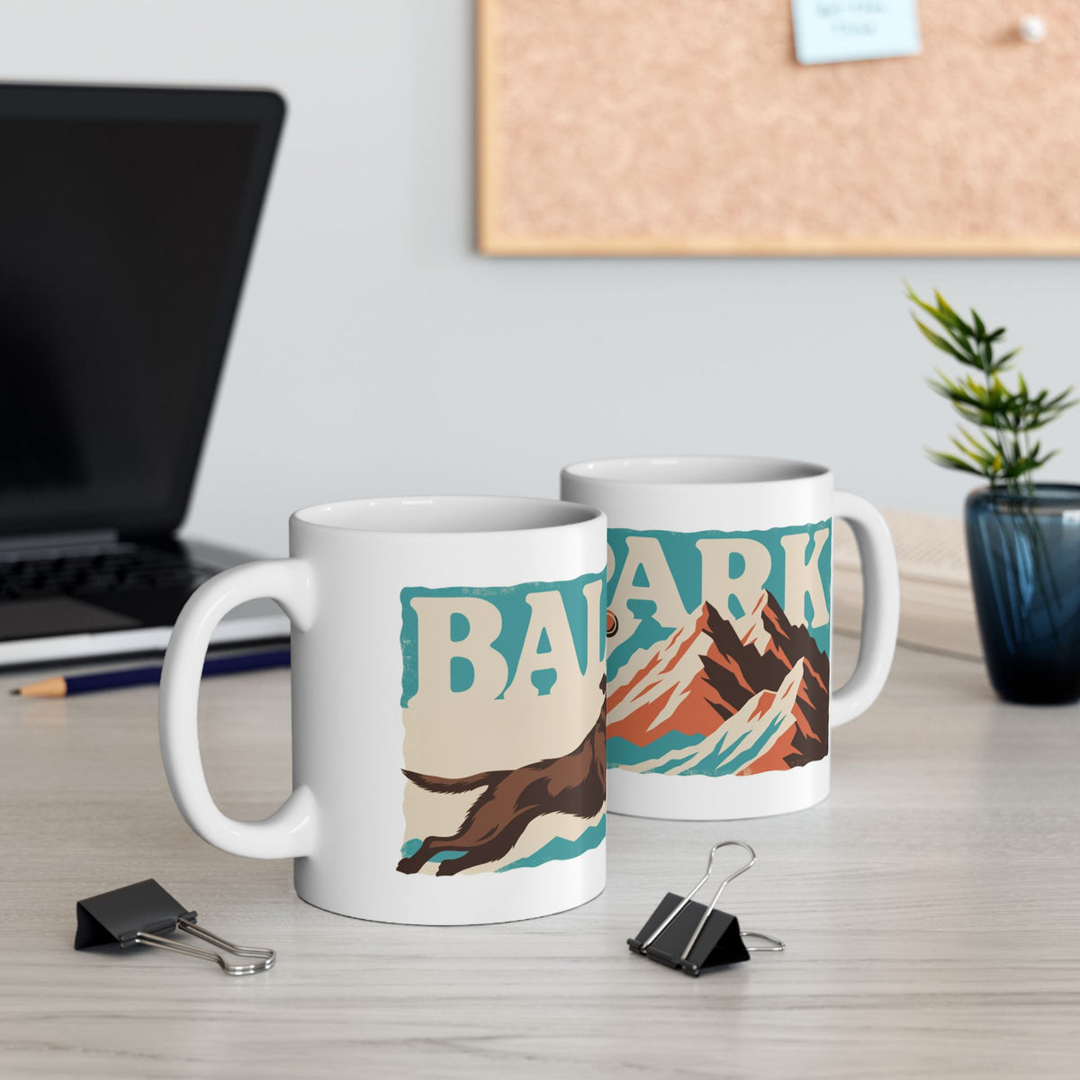 Labrador ceramic coffee mug, 11oz and 15oz vintage poster Lab gift - view 8