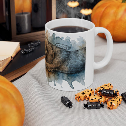 Dachshund ceramic coffee mug, 11oz and 15oz watercolour and ink style sausage dog gift - view 9