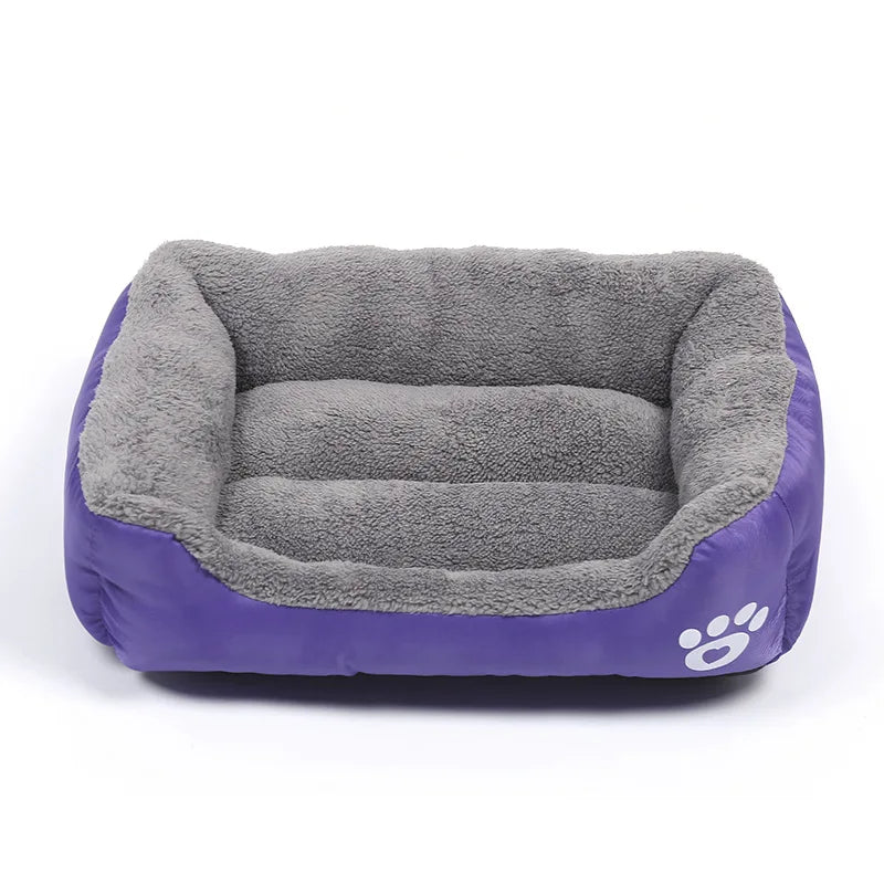 Waterproof eco-friendly pet bed, additional angle view — SniffWaggleNWalk
