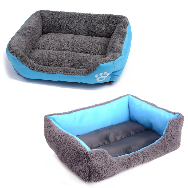 Waterproof eco-friendly pet bed, close-up of Oxford fabric shell — SniffWaggleNWalk