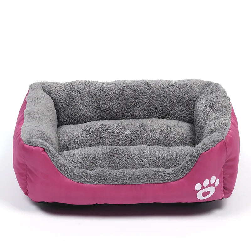 Waterproof eco-friendly pet bed, folded/compact view — SniffWaggleNWalk