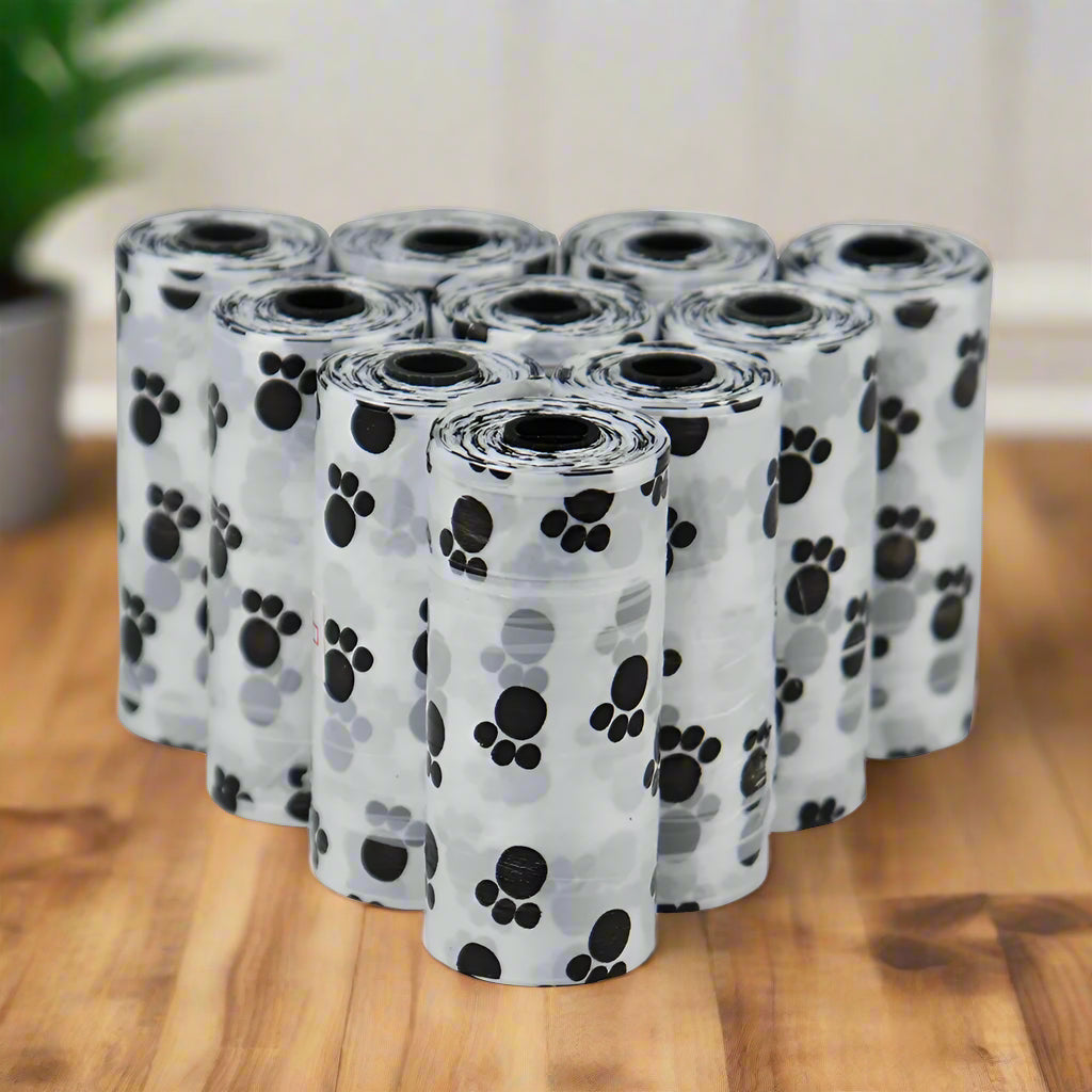 white poo bags Waste Refuse bags. - Sniff Waggle And Walk