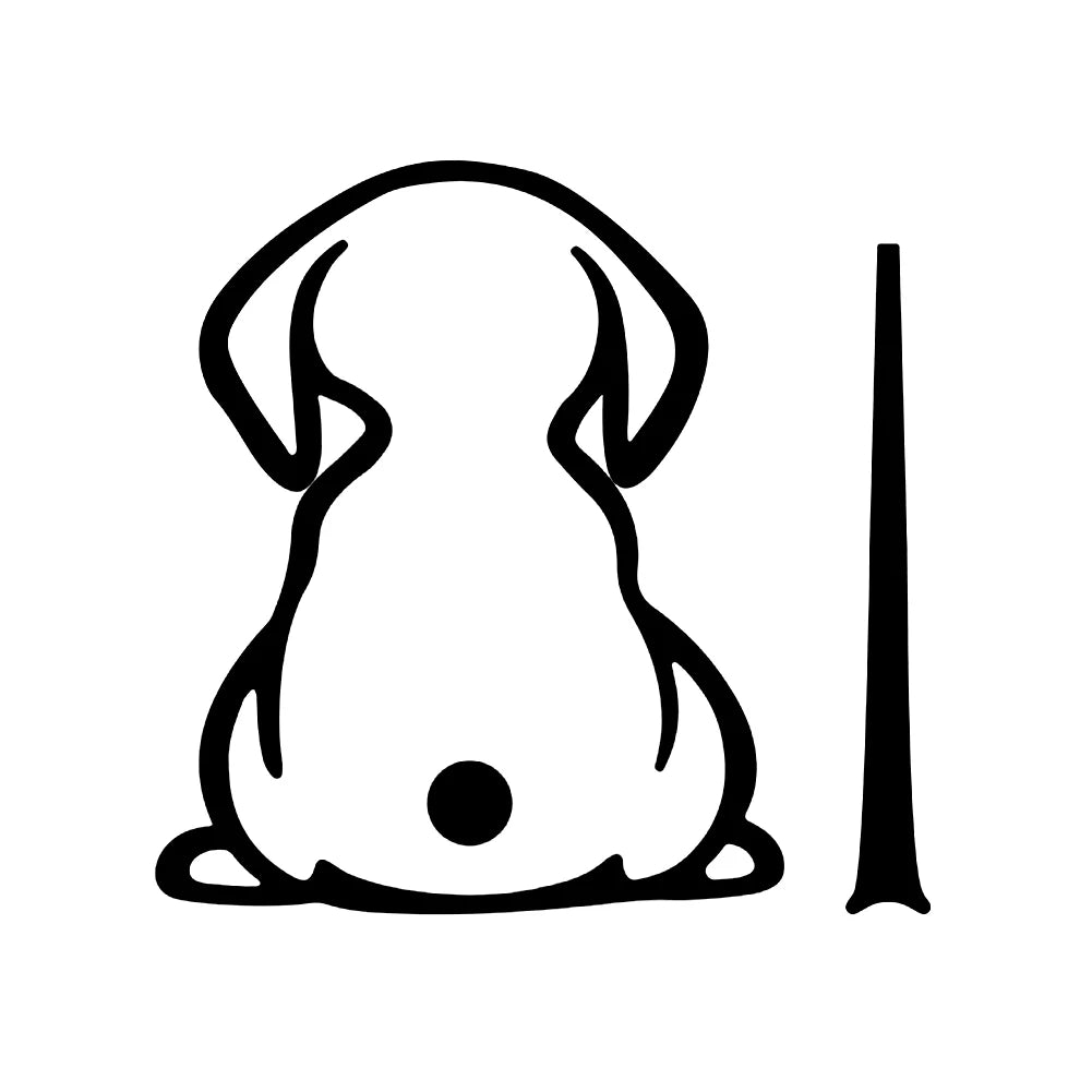 Puppy Dog Car Rear Windshield Wiper Decor - Sniff Waggle And Walk