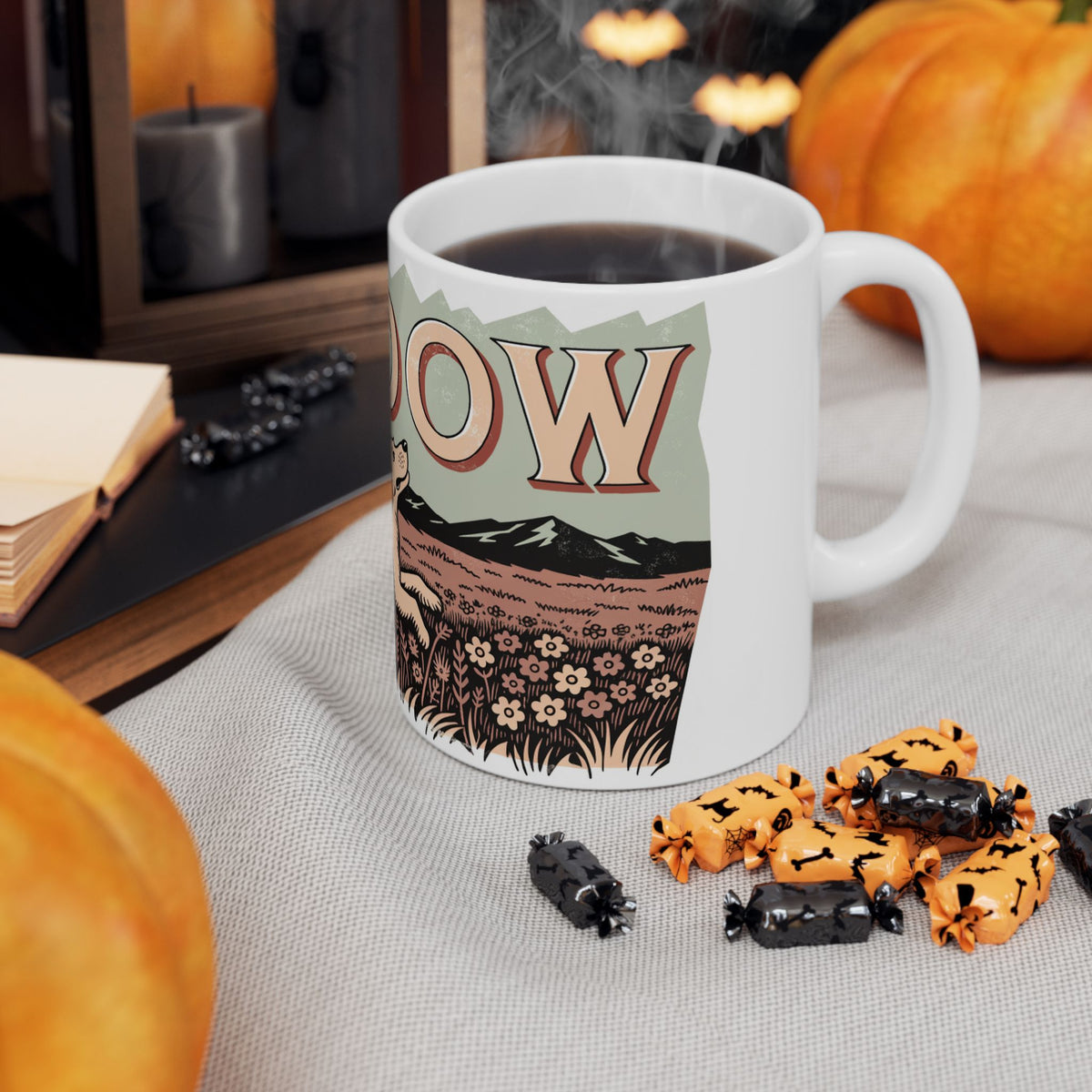Cocker Spaniel ceramic coffee mug, 11oz and 15oz woodblock cocker gift - view 9
