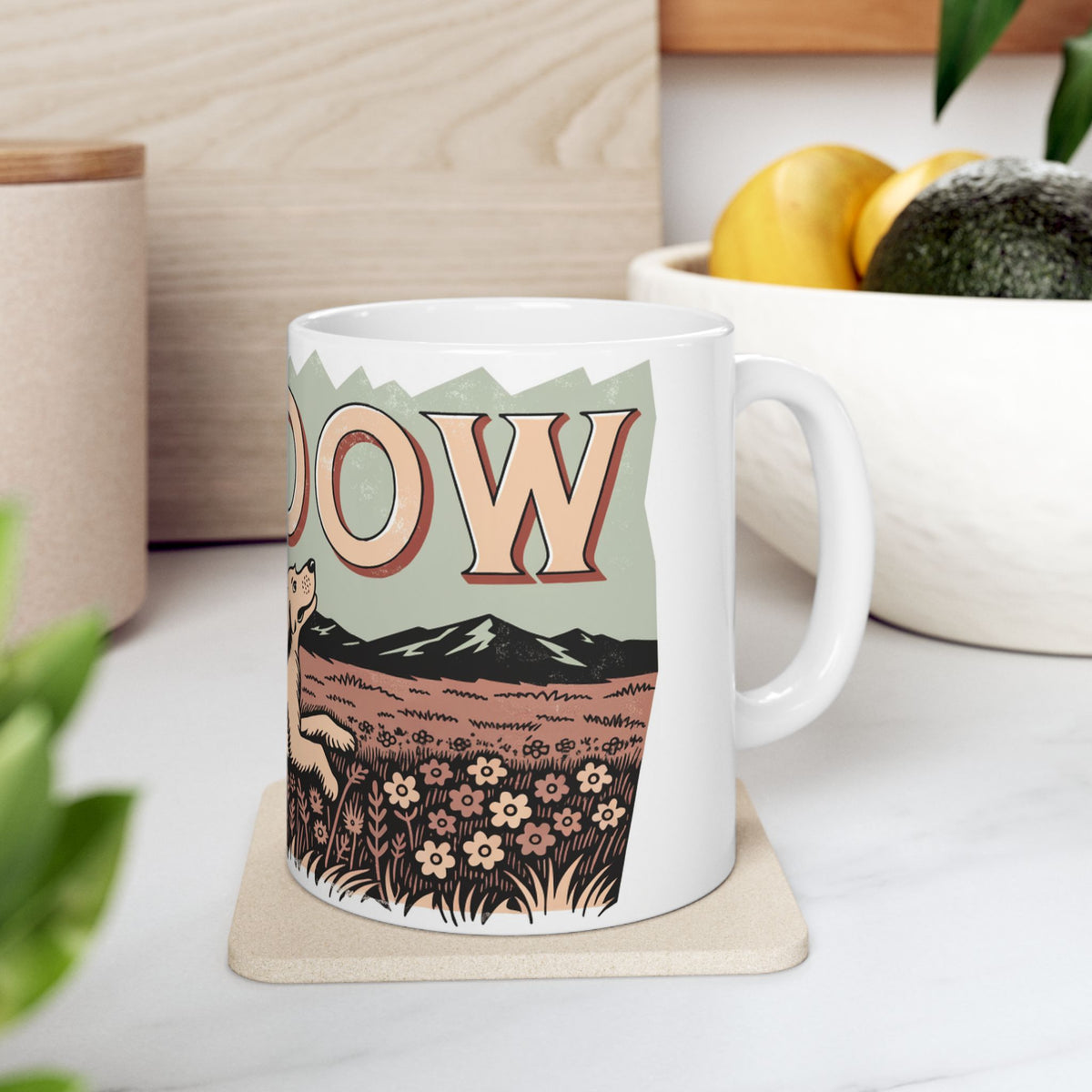 Cocker Spaniel ceramic coffee mug, 11oz and 15oz woodblock cocker gift - view 10