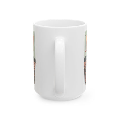 Cocker Spaniel ceramic coffee mug, 11oz and 15oz woodblock cocker gift - view 15