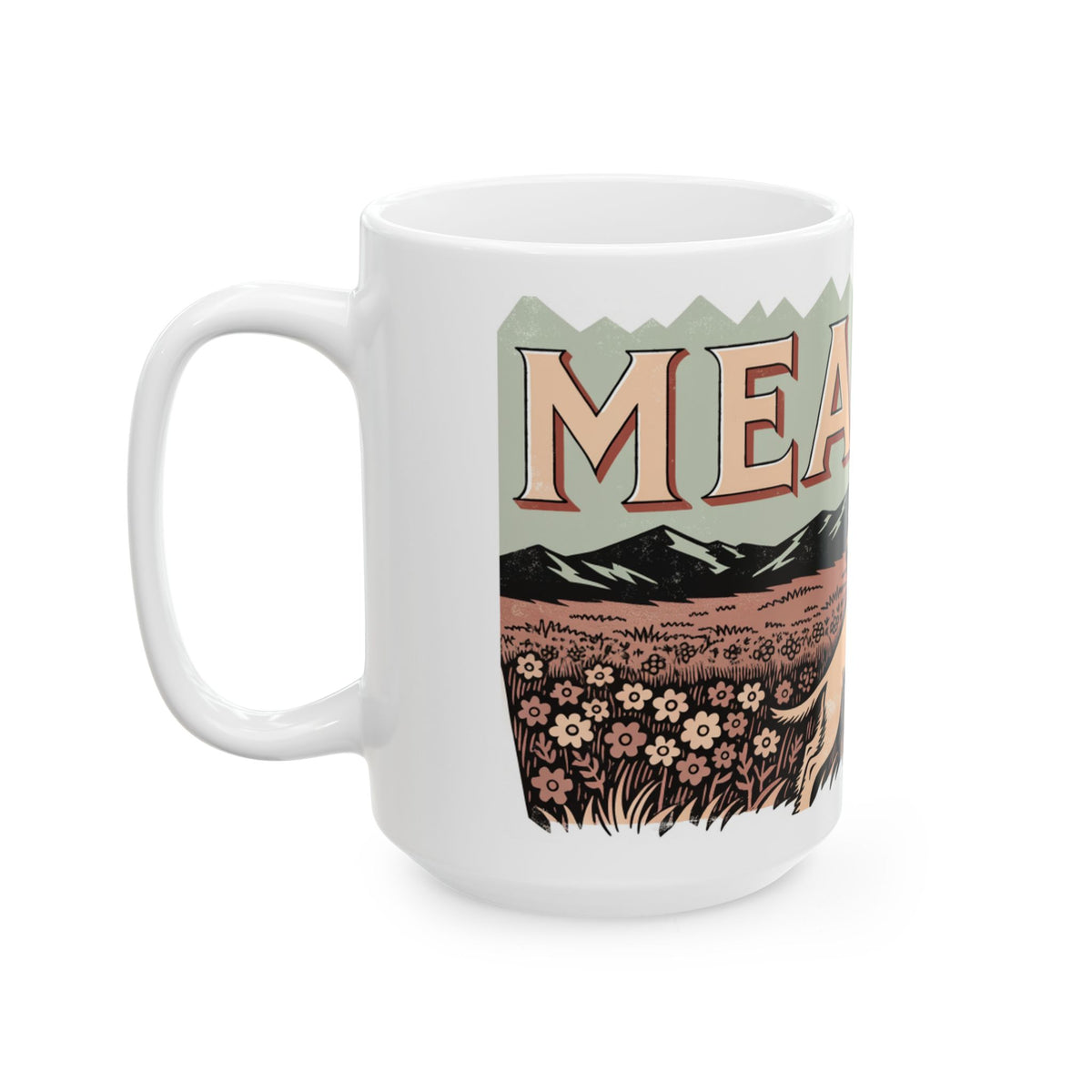 Cocker Spaniel ceramic coffee mug, 11oz and 15oz woodblock cocker gift - view 16